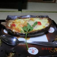 夕食‥?茄子グラタン