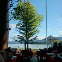 レストランからの景色も素敵です