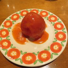 トマトのサラダ。