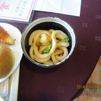 朝食では伊勢うどんも頂ける