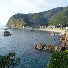 小土肥の海岸です。