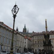 プラハ城の眼下に広がる広場