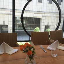 解放感あふれる個室