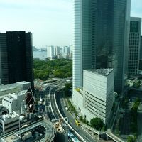 遠くにお台場が見えました