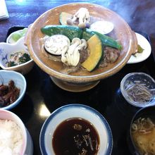 大沼牛陶板焼き定食