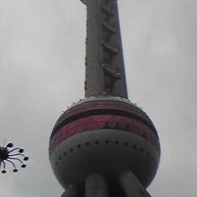 あいにくの曇り空