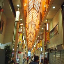 大きな駅前の商店街でした