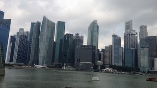 土日の金融街は閑散