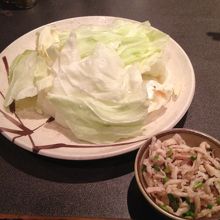 酢だれキャベツ