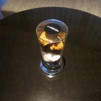 ウェルカムスイーツがポツンとあるだけ