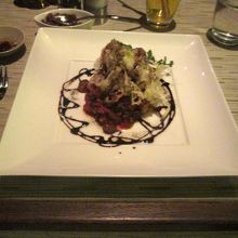 メインはナポリ風ペッシェ