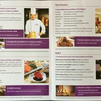 部屋にあるレストランガイド