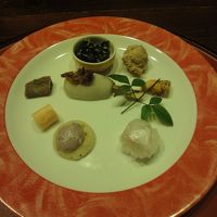 彩りきれいな前菜