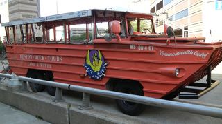 水陸両用車でするボストン観光！