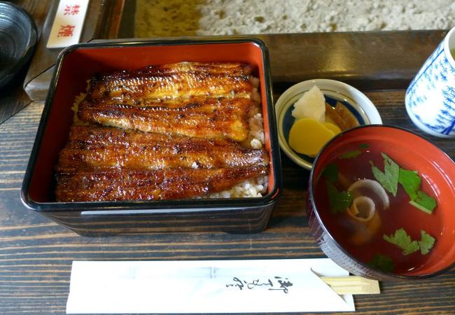 鰻工房竹屋の昼食