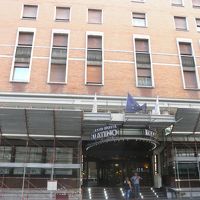 ホテル外観　外が工事していましたが、問題なかったです