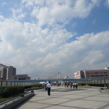 台場駅からの道のり