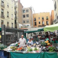 野菜売っていました