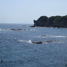 歩道からの眺めもグッド