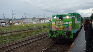 旅行気分UPな電車　＠ノロッコ号（旭川−富良野）