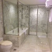 広かった。奥がシャワールームです。