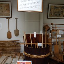 むかしの酒造りの道具いろいろ