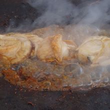 炉端焼きのホタテ！　美味しそうな匂いしませんか？