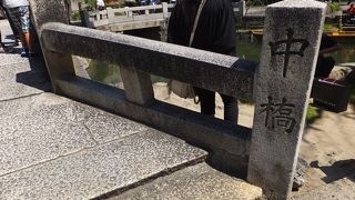 美観地区の真ん中にかかる橋