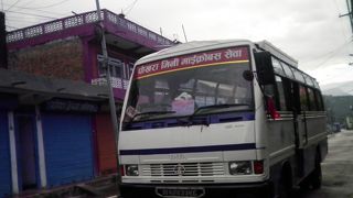 ポカラの市内バスは行き先名かバスの行き先名を知っていれば乗りこなせる