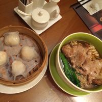 海老餃子   パーコー麺らしきもの