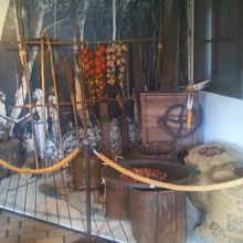 農具などの展示の様子