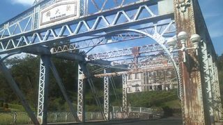 明治村内で規模的には最も大きな橋梁展示です
