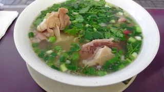 オックステイルスープが人気です