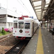 かわいい電車です