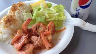 ガーリックシュリンプおいし～‼︎