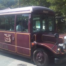 村営バスは一日乗り放題で500円です