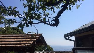 海が絵画のように見えました