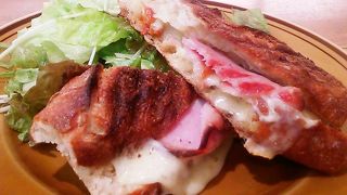 カリッカリのパニーニは斬新でうまい！