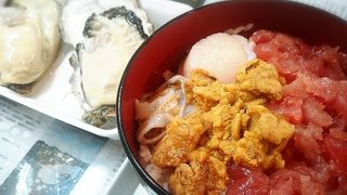 マイ海鮮丼とおみやげで海鮮三昧