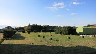 のどかなエリアにある遺跡