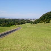 富山市内を見渡せるゴルフコース