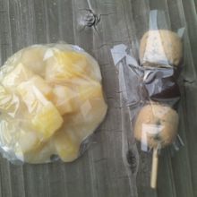 おにまんと真先団子はこんな感じです