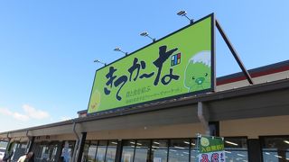 オープンしたての産地直売所