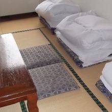 和室です。布団の用意がしてありま