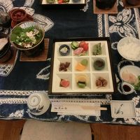 感激の朝食です。　ここに大きな厚焼き玉子もつきます。