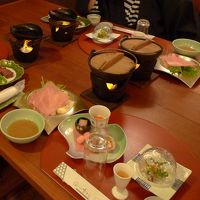 但馬牛の後にカニ、魚もあります