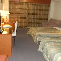 ベッドはダブルです。寝心地グッド！