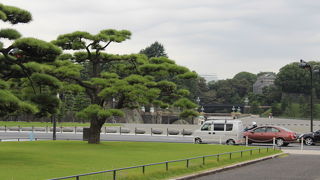 皇居前広場の記念写真スポット
