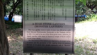 木陰に隠れるようにあります