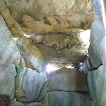 石舞台古墳内部